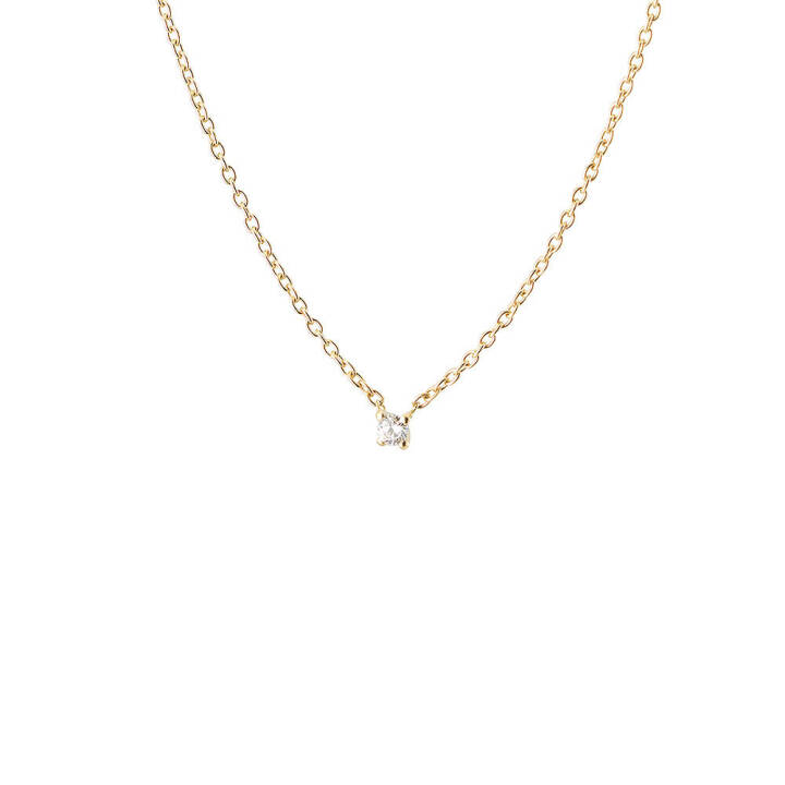 Diamond Sky drop Halsketten Gold in der Gruppe Halsketten / Diamanthalsketten bei SCANDINAVIAN JEWELRY DESIGN (DSY-N10420-G)