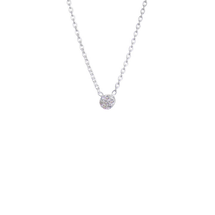 Diamond Sky single Halsketten Silber in der Gruppe Halsketten / Diamanthalsketten bei SCANDINAVIAN JEWELRY DESIGN (DSY-N1M421-S)