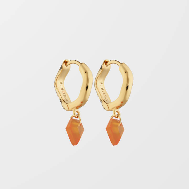 Product Image for SYSTER P Diamona Carnelian Ohrring Gold