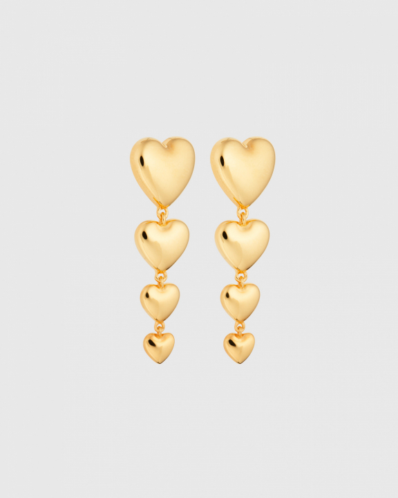 Darling Ohrring Gold in der Gruppe Ohrringe / Goldohrringe bei SCANDINAVIAN JEWELRY DESIGN (EG1262)