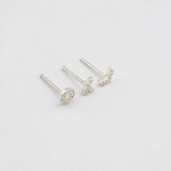 Product Image for SYSTER P Mini Ohrring Collection Hugs and Kisses Silber