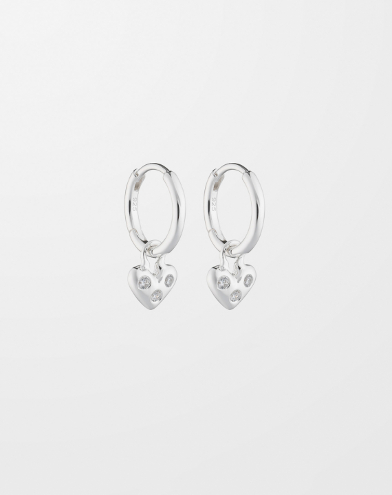 Forever Hoops Silber in der Gruppe Ohrringe / Silberohrringe  bei SCANDINAVIAN JEWELRY DESIGN (ES1248)