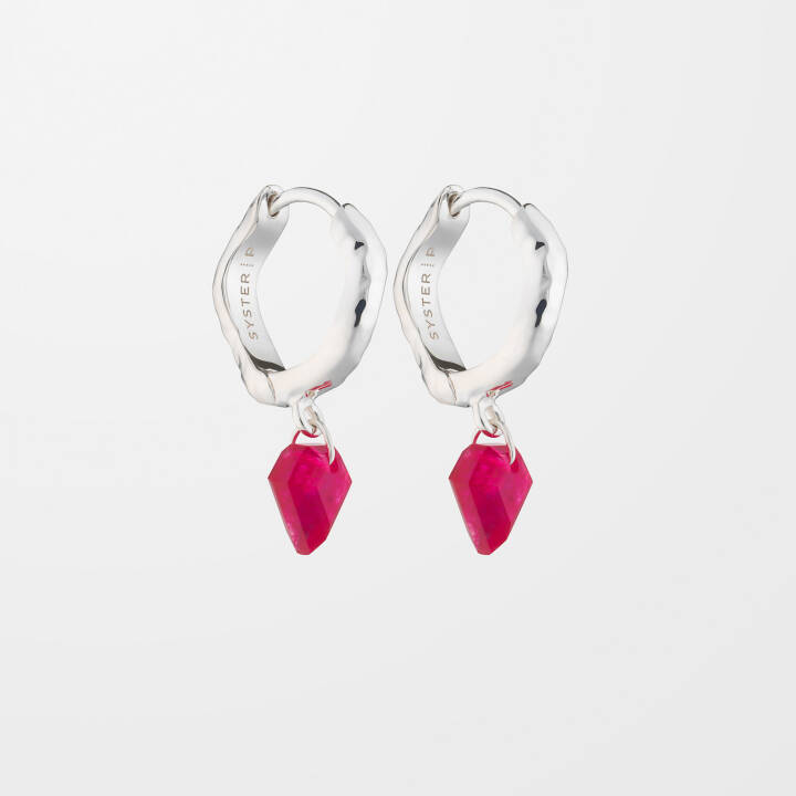 Product Image for SYSTER P Diamona Pink Quartz Ohrring Silber
