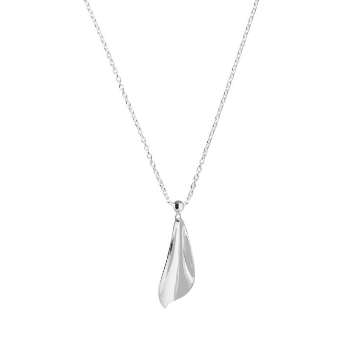 Gardenia single Halsketten Silber in der Gruppe Halsketten / Silberhalsketten bei SCANDINAVIAN JEWELRY DESIGN (GDA-N1S451-S)