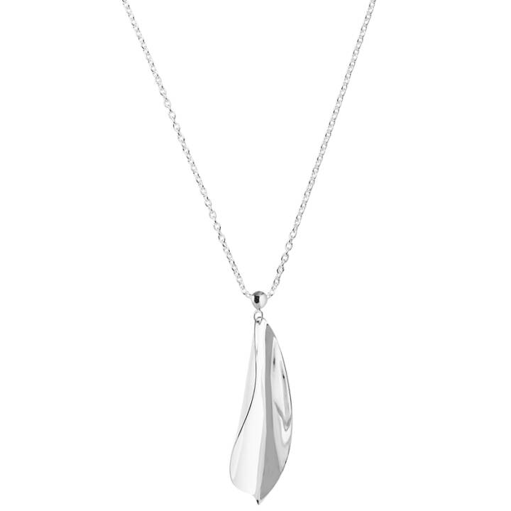 Gardenia Halsketten Silber in der Gruppe Halsketten / Silberhalsketten bei SCANDINAVIAN JEWELRY DESIGN (GDA-N2M801-S)