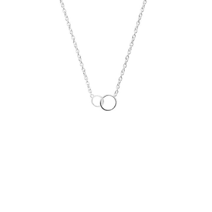 Les Amis drop Halsketten Silber in der Gruppe Halsketten / Silberhalsketten bei SCANDINAVIAN JEWELRY DESIGN (LAS-N10450-S)