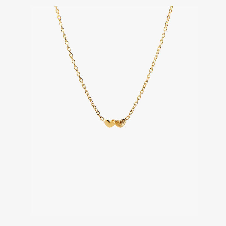 Loving heart Halsketten Gold in der Gruppe Halsketten / Goldhalsketten bei SCANDINAVIAN JEWELRY DESIGN (LHT-N1M000-G)