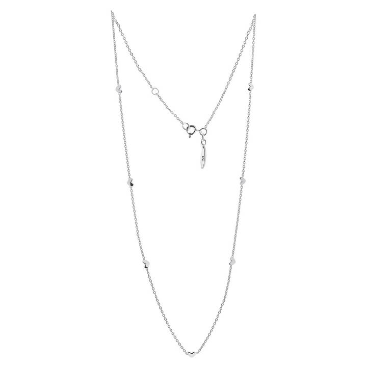 Loving heart drop full Halsketten Silber in der Gruppe Halsketten / Silberhalsketten bei SCANDINAVIAN JEWELRY DESIGN (LHT-N2S000-S)