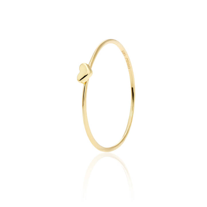 Loving Heart drop ring 16,5 gold in der Gruppe Ringe bei SCANDINAVIAN JEWELRY DESIGN (LHT-R10160-G)