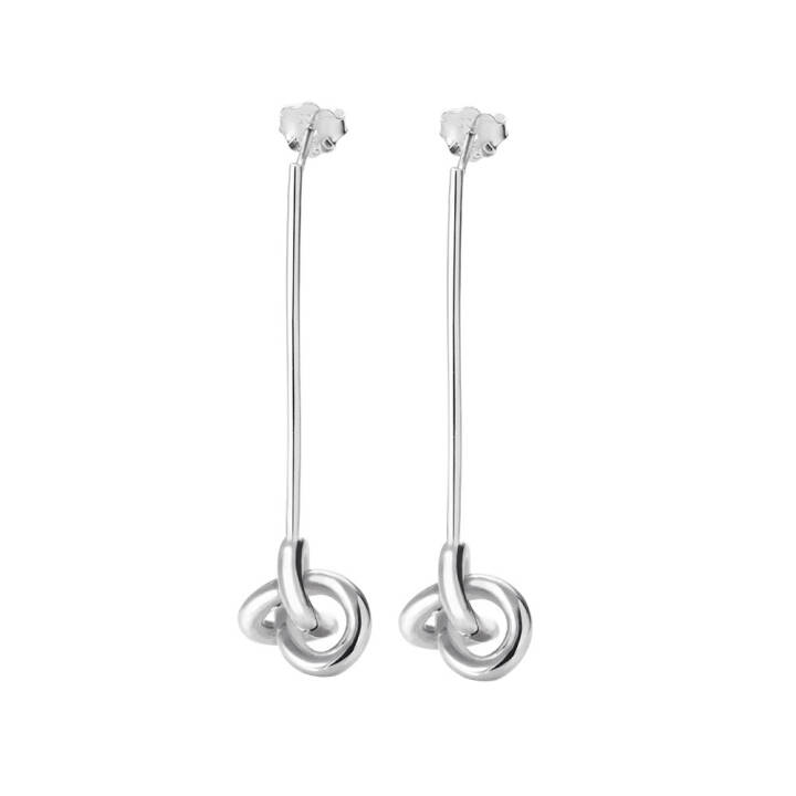 Le knot Ohrring Silber in der Gruppe Ohrringe / Silberohrringe  bei SCANDINAVIAN JEWELRY DESIGN (LKT-E2M000-S)