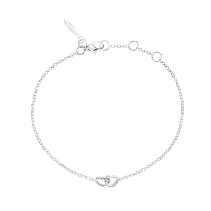 Love Armbänder Silber in der Gruppe Armbänder / Silberarmbänder bei SCANDINAVIAN JEWELRY DESIGN (LVE-B1S181-S)