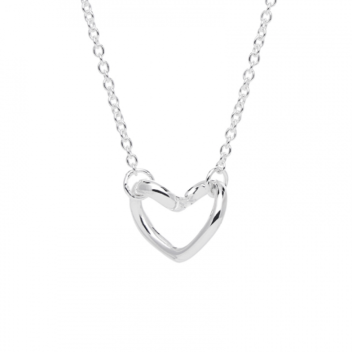 Love Vibe Necklace Silver in der Gruppe Halsketten / Silberhalsketten bei SCANDINAVIAN JEWELRY DESIGN (LVE-N14M452-S)