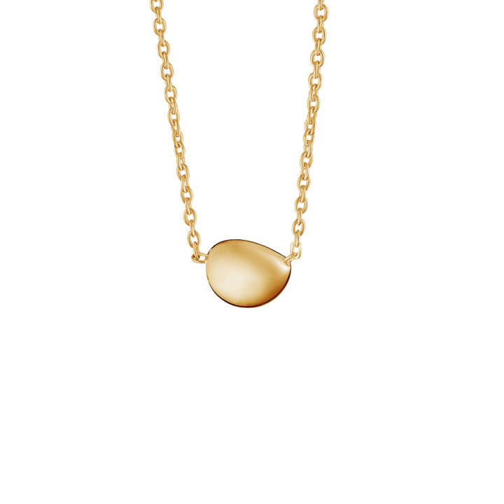 Morning dew small Halsketten Gold in der Gruppe Halsketten / Goldhalsketten bei SCANDINAVIAN JEWELRY DESIGN (MDW-N1S451-G)