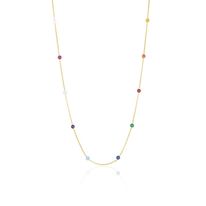 Childhood Halsketten (Gold) in der Gruppe Halsketten / Goldhalsketten bei SCANDINAVIAN JEWELRY DESIGN (N0193GPS0-OS)