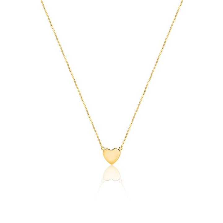 Mini Heart Halsketten (Gold) in der Gruppe Halsketten / Goldhalsketten bei SCANDINAVIAN JEWELRY DESIGN (N1457GPS0-OS)