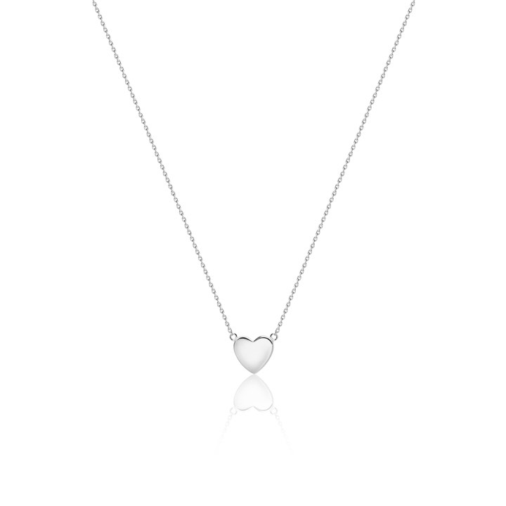Mini Heart Halsketten (Silber) in der Gruppe Halsketten / Silberhalsketten bei SCANDINAVIAN JEWELRY DESIGN (N1457RHS0-OS)
