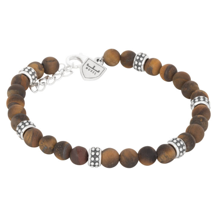 Product Image for NOBEL by BILLGREN Silber/beadsArmbänder Tigeröga.,5+3cm