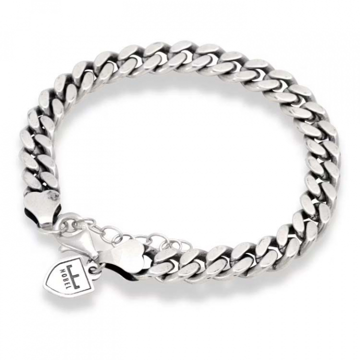 SilverArmbänder pansar 19,5+3cm in der Gruppe Armbänder / Silberarmbänder bei SCANDINAVIAN JEWELRY DESIGN (NB19014)