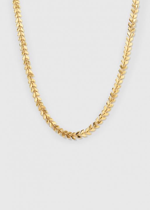 Layers Olivia Necklace Gold in der Gruppe Halsketten / Goldhalsketten bei SCANDINAVIAN JEWELRY DESIGN (NG1255)