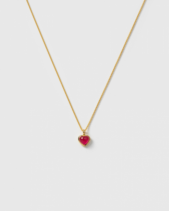 La La Love Necklace Gold in der Gruppe Halsketten / Goldhalsketten bei SCANDINAVIAN JEWELRY DESIGN (NG1368PQ)