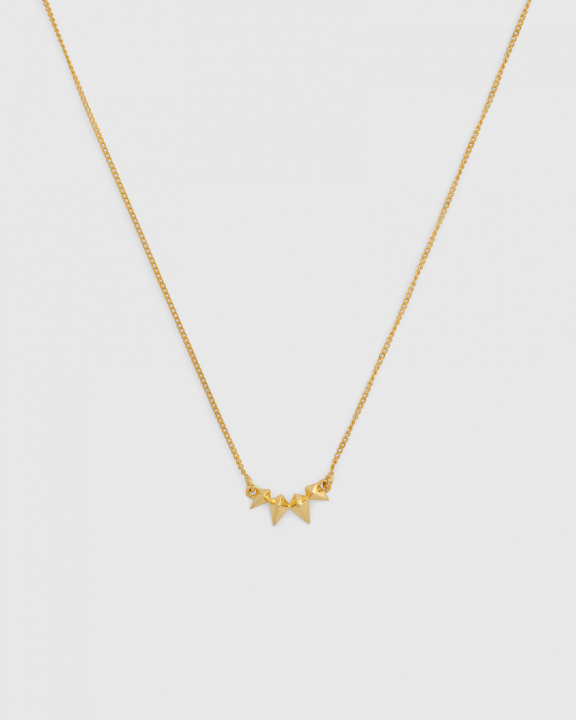 Uma Spike Halsketten Gold in der Gruppe Halsketten / Goldhalsketten bei SCANDINAVIAN JEWELRY DESIGN (NG1385)