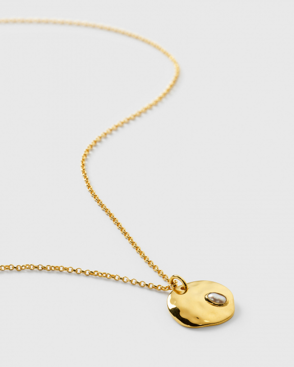 Paxton Necklace Gold  in der Gruppe Halsketten / Goldhalsketten bei SCANDINAVIAN JEWELRY DESIGN (NG1399)