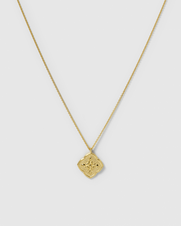 Luna Necklace Gold in der Gruppe Halsketten / Goldhalsketten bei SCANDINAVIAN JEWELRY DESIGN (NG1415)
