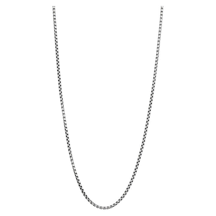 SilberHalsketten ärtlänk. 70+5cm in der Gruppe Halsketten / Silberhalsketten bei SCANDINAVIAN JEWELRY DESIGN (NN29002)