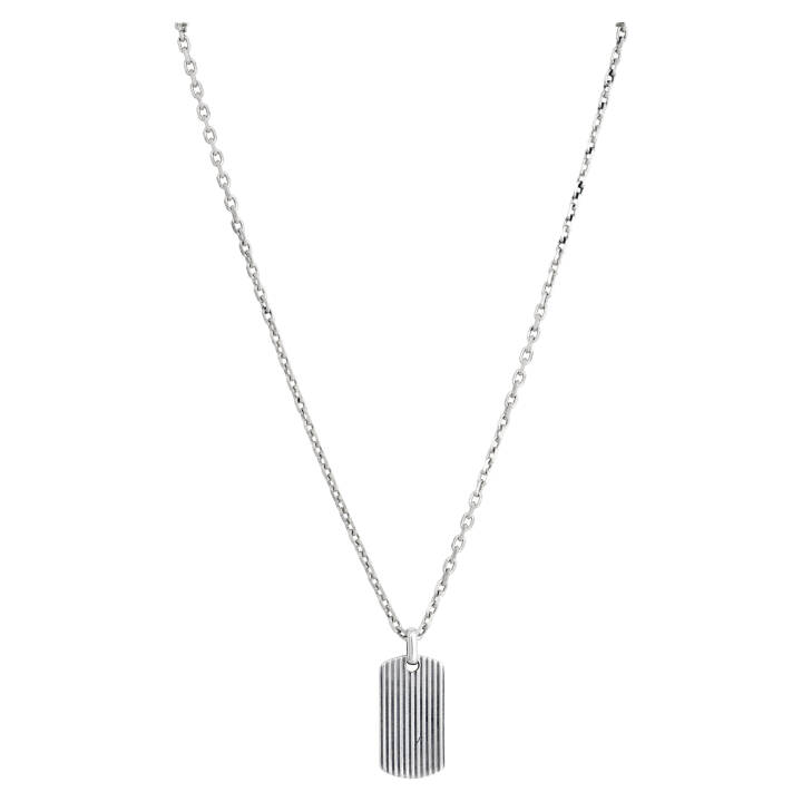 SilberHalsketten med hänge. 50+5cm in der Gruppe Halsketten / Silberhalsketten bei SCANDINAVIAN JEWELRY DESIGN (NN29003)