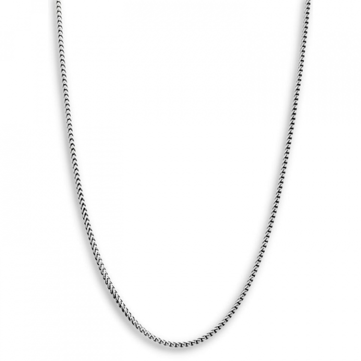 SilverNecklace Rävsvanslänk 50+5cm in der Gruppe Halsketten / Silberhalsketten bei SCANDINAVIAN JEWELRY DESIGN (NN29014)