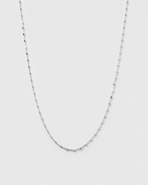 Sheer Station Necklace Silver in der Gruppe Halsketten / Silberhalsketten bei SCANDINAVIAN JEWELRY DESIGN (NS1394)