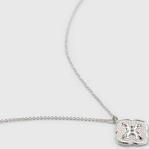 Luna Necklace Silver in der Gruppe Halsketten / Silberhalsketten bei SCANDINAVIAN JEWELRY DESIGN (NS1415)