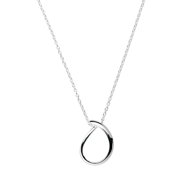 Ocean single Halsketten Silber in der Gruppe Halsketten / Silberhalsketten bei SCANDINAVIAN JEWELRY DESIGN (OAN-N1M450-S)