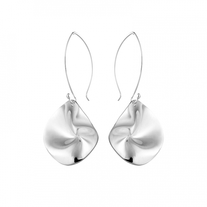 Pacific Ohrring Silber in der Gruppe Ohrringe / Silberohrringe  bei SCANDINAVIAN JEWELRY DESIGN (PCC-E2M000-S)