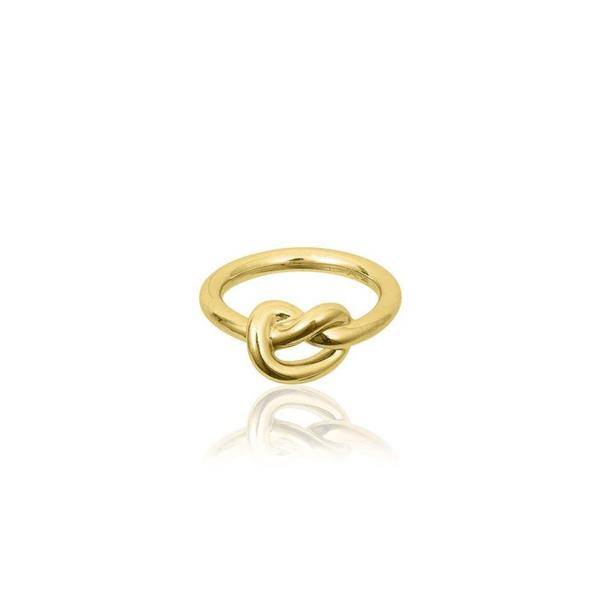 Knot Ring (Gold) in der Gruppe Ringe bei SCANDINAVIAN JEWELRY DESIGN (R1641GPS0)