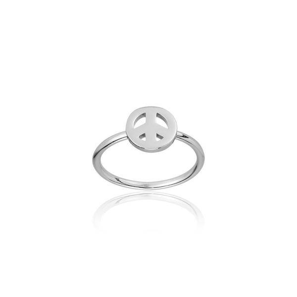 Peace Ring (Silber) in der Gruppe Ringe bei SCANDINAVIAN JEWELRY DESIGN (R2101RHS0)