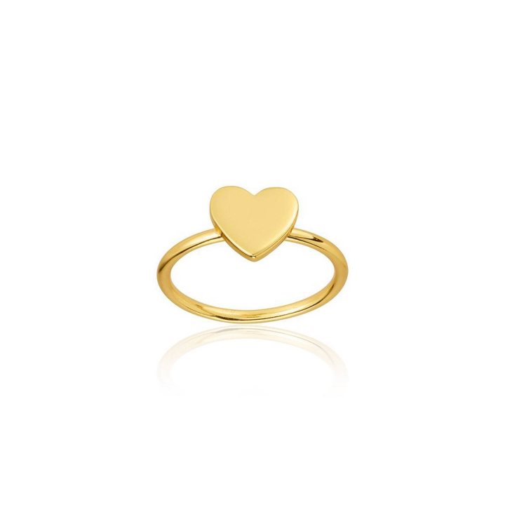 Heart Ring (Gold) in der Gruppe Ringe bei SCANDINAVIAN JEWELRY DESIGN (R2102GPS0)
