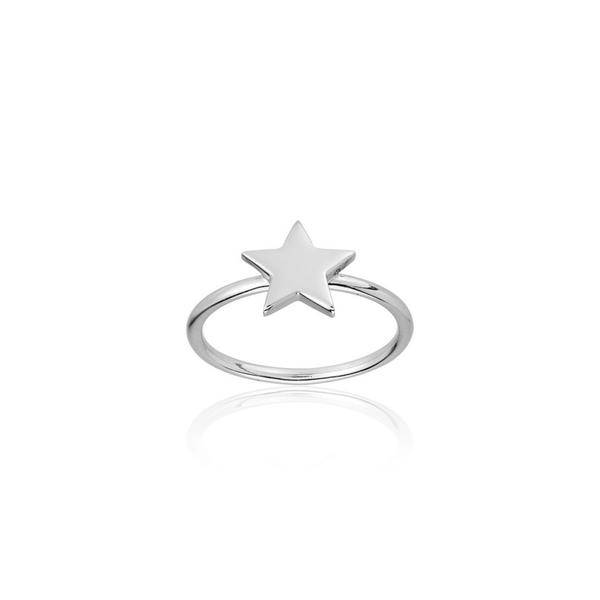 Star Ring (Silber) in der Gruppe Ringe bei SCANDINAVIAN JEWELRY DESIGN (R2103RHS0)