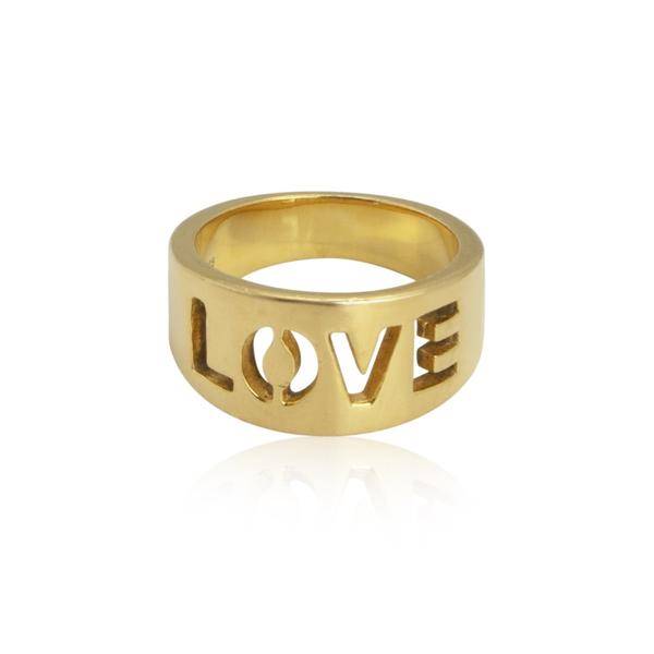 Love Ring (Gold) in der Gruppe Ringe bei SCANDINAVIAN JEWELRY DESIGN (R2106GPS0)