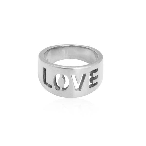 Love Ring (Silber) in der Gruppe Ringe bei SCANDINAVIAN JEWELRY DESIGN (R2106RHS0)