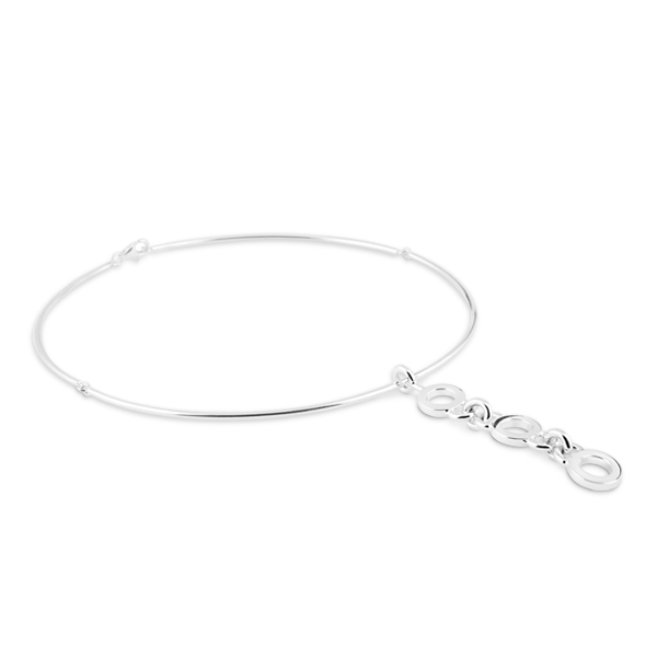 Triple Circle Hängeschmuck Silber in der Gruppe Last Chance / Halsketten bei SCANDINAVIAN JEWELRY DESIGN (S054-P)