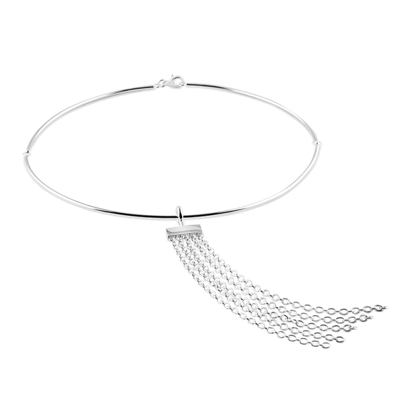 Fringe Long Hängeschmuck Silber in der Gruppe Last Chance / Halsketten bei SCANDINAVIAN JEWELRY DESIGN (S061-P)