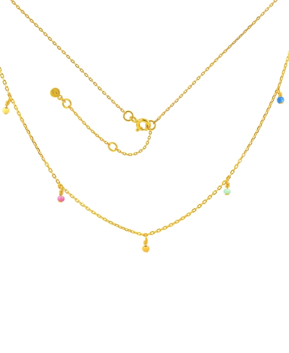 Nova Halsketten Gold in der Gruppe Halsketten / Goldhalsketten bei SCANDINAVIAN JEWELRY DESIGN (S08141-G)