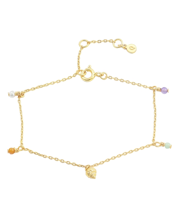 Aaliyah Bracelet Gold in der Gruppe Armbänder / Goldarmbänder bei SCANDINAVIAN JEWELRY DESIGN (S08147-G)