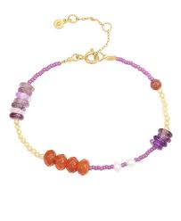 Elsie Bracelet Gold in der Gruppe Armbänder / Goldarmbänder bei SCANDINAVIAN JEWELRY DESIGN (S08585G)