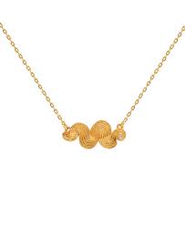 Audrey necklace Gold in der Gruppe Halsketten / Goldhalsketten bei SCANDINAVIAN JEWELRY DESIGN (S08600G)