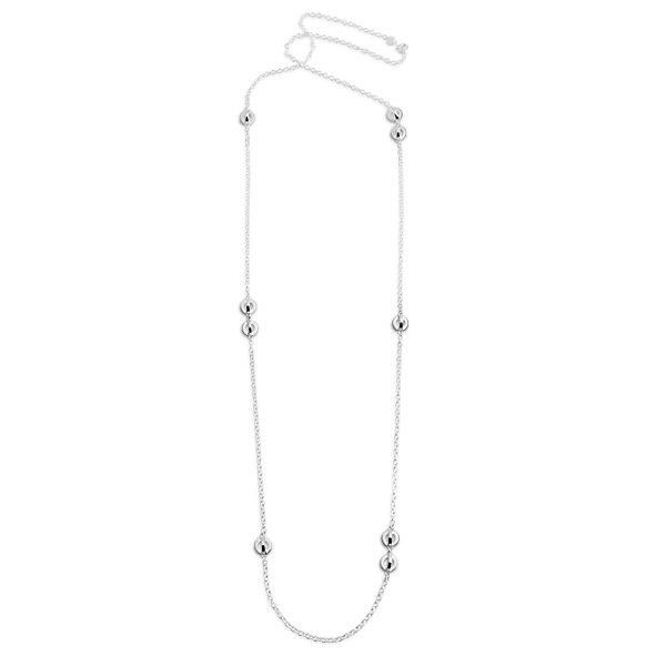 Product Image for Skanshage SWEDEN Orbit Long Halsketten Silber 90 cm