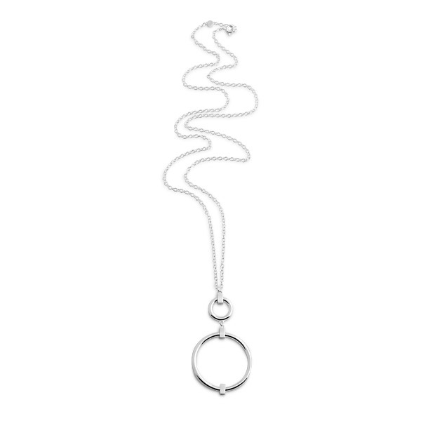 Product Image for Skanshage SWEDEN Detail Round Grand Halsketten Silber 90 cm