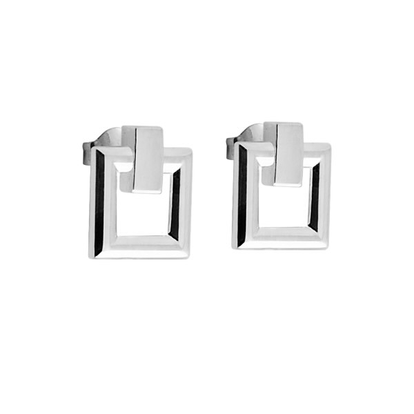 Product Image for Skanshage SWEDEN Detail Square Ohrring Silber