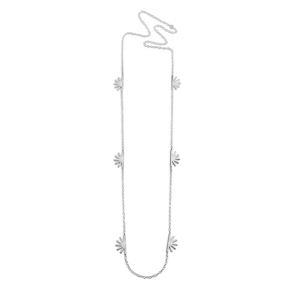 Shine Long Halsketten Silber 80 cm in der Gruppe Halsketten / Silberhalsketten bei SCANDINAVIAN JEWELRY DESIGN (S540)